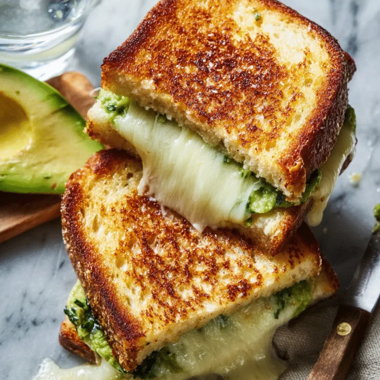 Creamy Avocado Grilled Cheese: The Ultimate Comfort Sandwich Upgrade