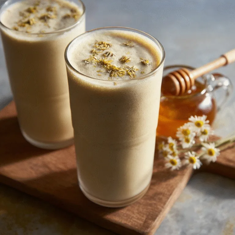 Banana Chamomile Tea Smoothie: A Calm, Creamy Wellness Drink