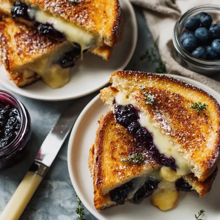Blueberry Grilled Cheese (Sweet, Savory, and Unexpectedly Perfect)