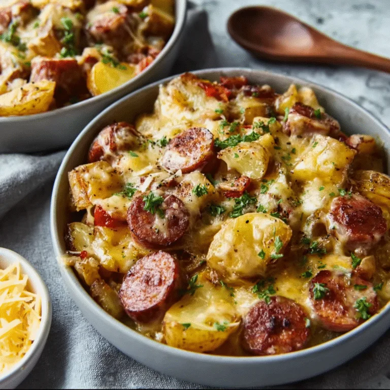 Cheesy Smoked Sausage and Potatoes: The Ultimate Comfort Food Dinner