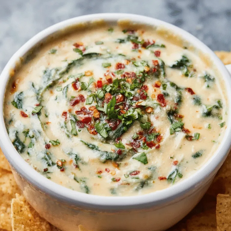 Chili White Spinach Queso: Creamy, Comforting, and Crowd-Pleasing