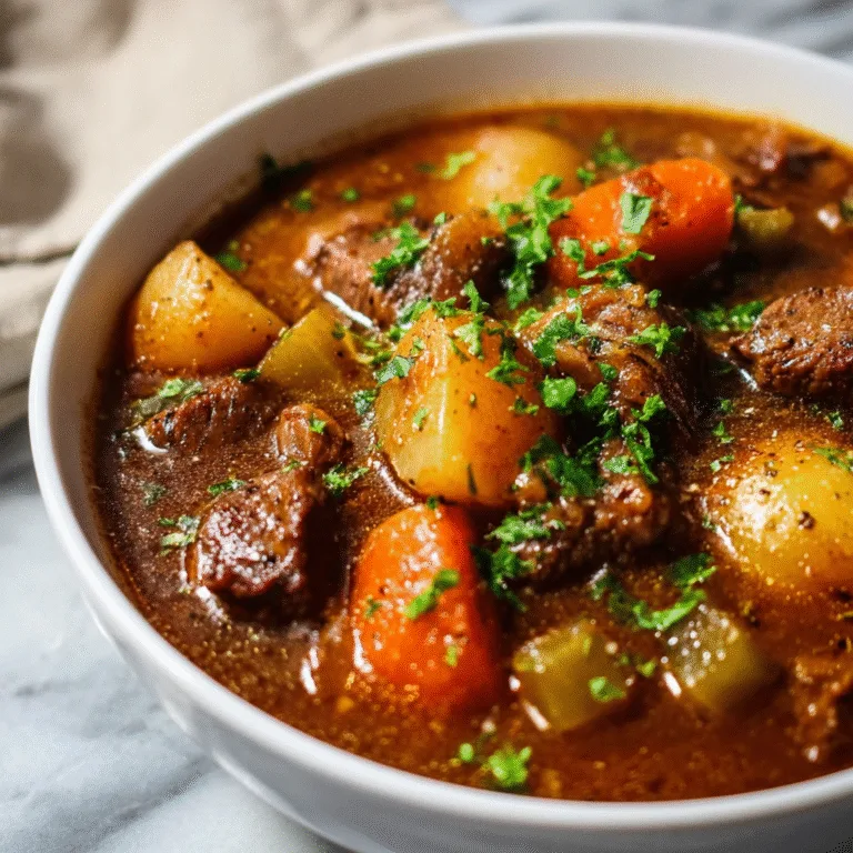 Old-Fashioned Beef Stew: A Classic Comfort Food That Never Goes Out of Style