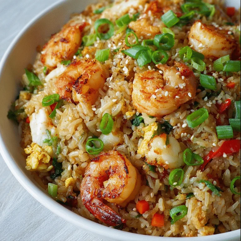 Seafood Fried Rice with Shrimp, Crab & Colorful Veggies – Better Than Takeout