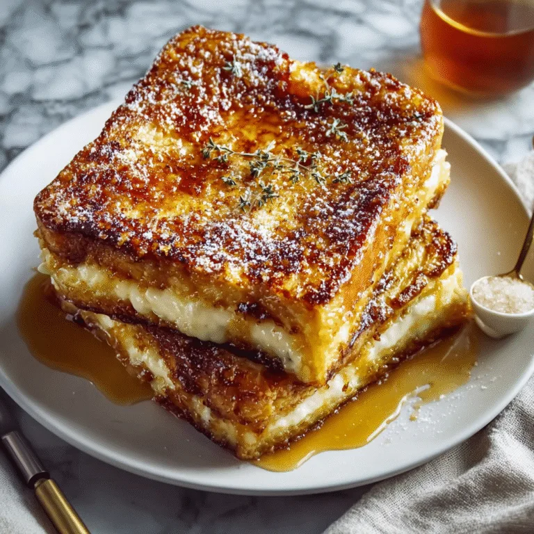 Crème Brûlée French Toast: The Ultimate Indulgent Brunch Classic