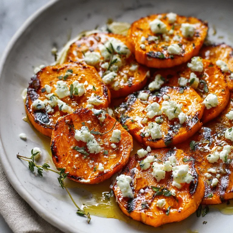 Roasted Sweet Potato Rounds with Honey & Feta: Sweet, Savory, and Perfectly Balanced