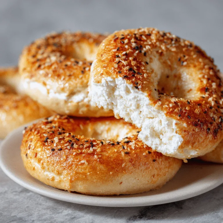 3 Ingredient Cottage Cheese Bagels: Simple, High-Protein, and Surprisingly Delicious
