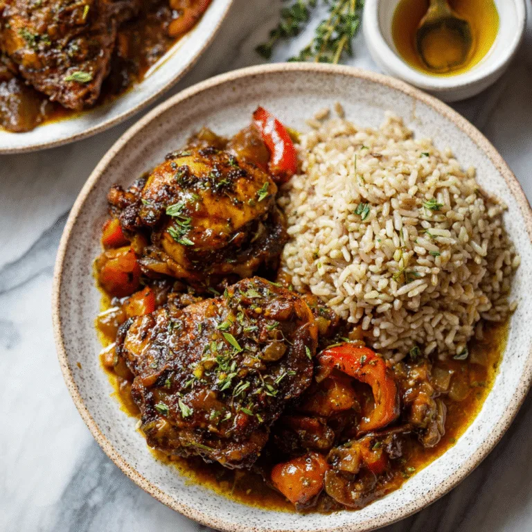 Authentic Jamaican Brown Stew Chicken: A Caribbean Classic Full of Flavor
