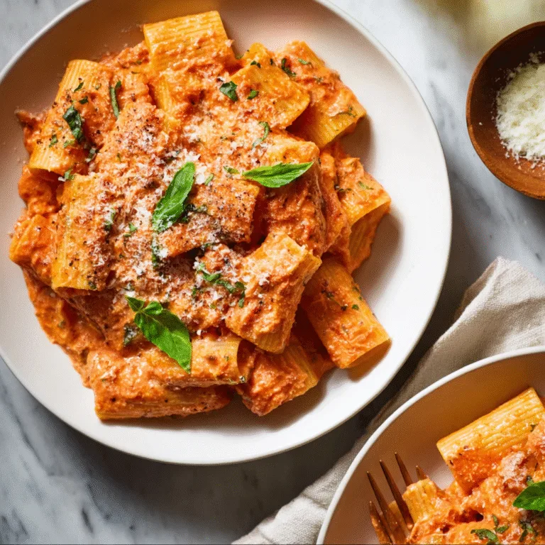 Creamy Tomato Rigatoni Pasta: A Cozy Classic Made Easy
