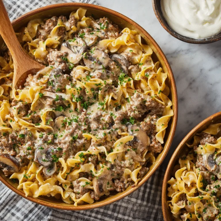 Ground Beef Stroganoff (Creamy Comfort Made Simple)