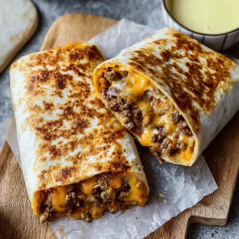 Easy Grilled Cheese Burrito – A Crispy, Cheesy Comfort-Food Favorite