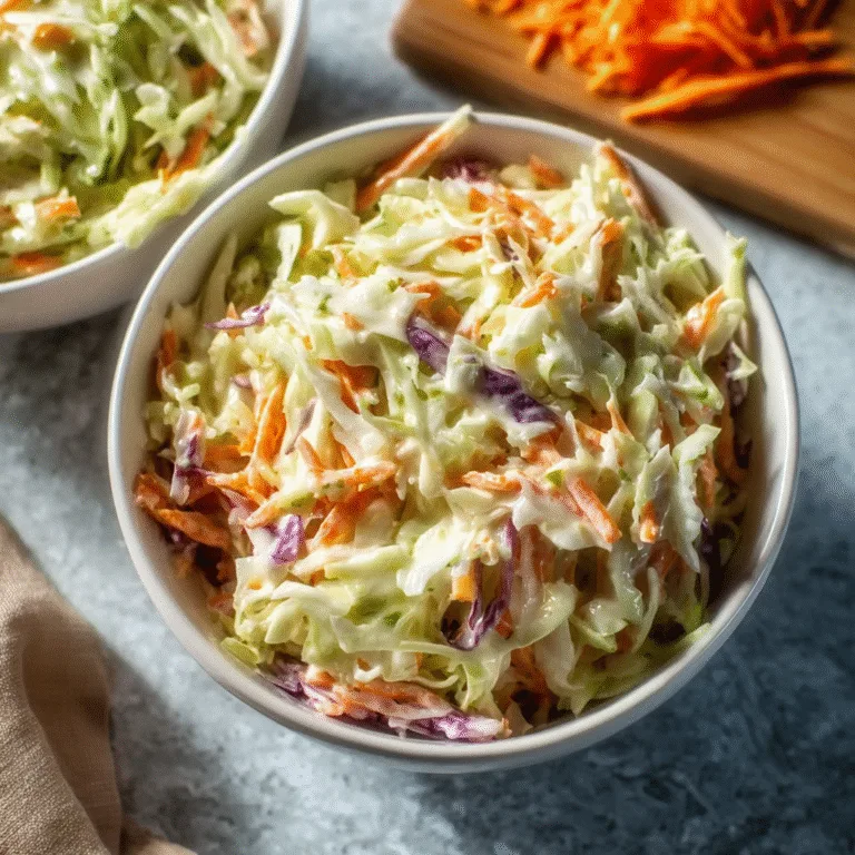Creamy & Healthy Coleslaw (Light, Fresh, and Full of Crunch)