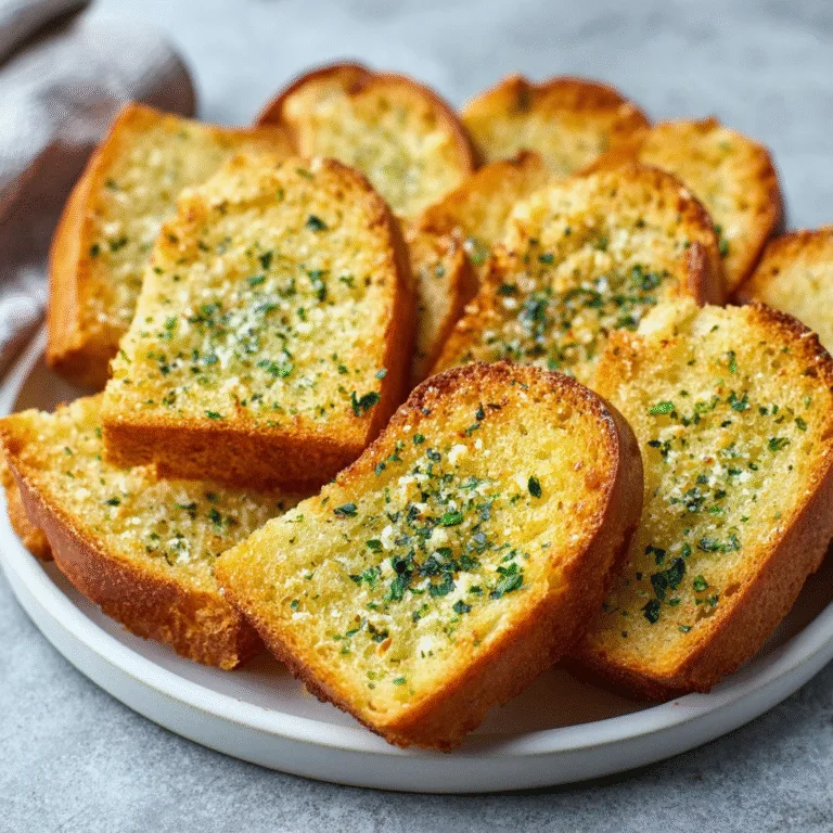 Easy 10-Minute Air Fryer Garlic Bread (Crispy, Buttery & Foolproof)