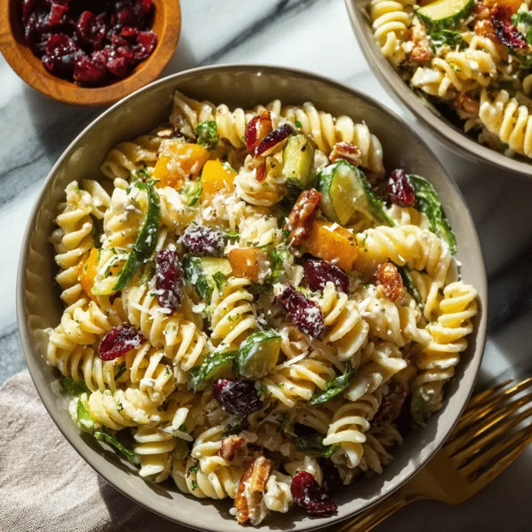 Fall Harvest Pasta Salad: A Cozy Autumn Side with Big Flavor
