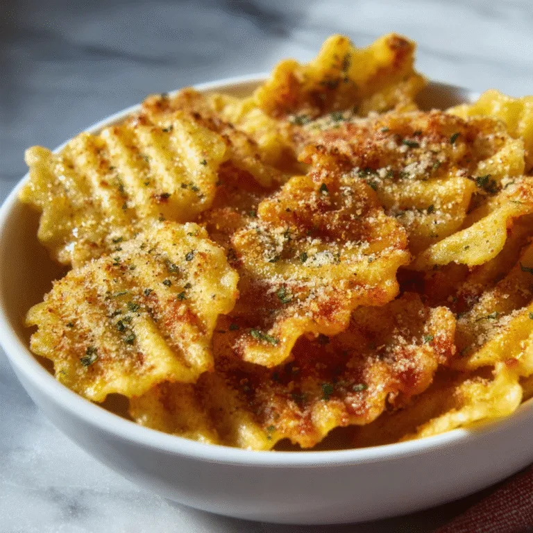 Crispy Oven-Baked Pasta Chips: The Ultimate Crunchy Snack You’ll Make Again and Again