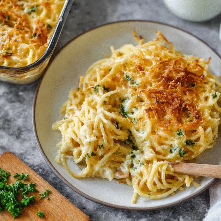 Monterey Spaghetti Bake (Creamy, Cheesy Family Favorite)