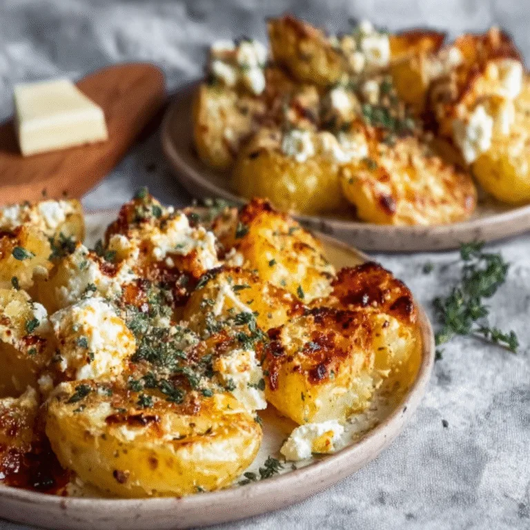 Baked Feta Potatoes – Creamy, Flavorful, and Easy