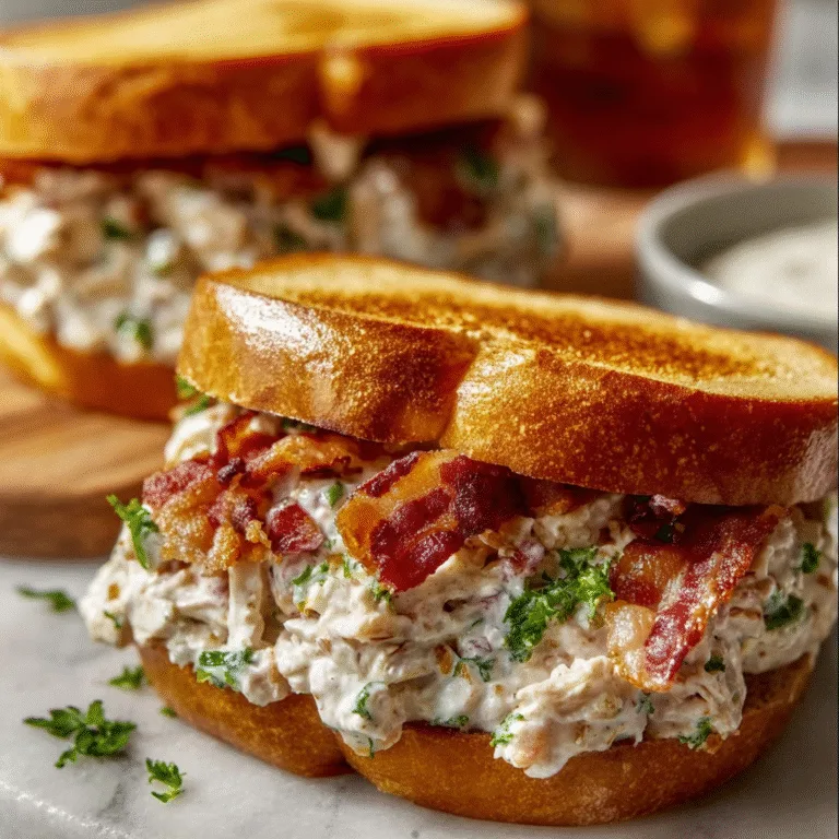 Chopped Chicken Bacon Ranch Sandwich (Easy, Juicy & Addictive)