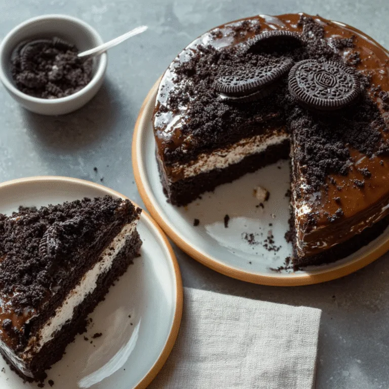 3-Ingredient TikTok Oreo Cake (No Oven Needed!)