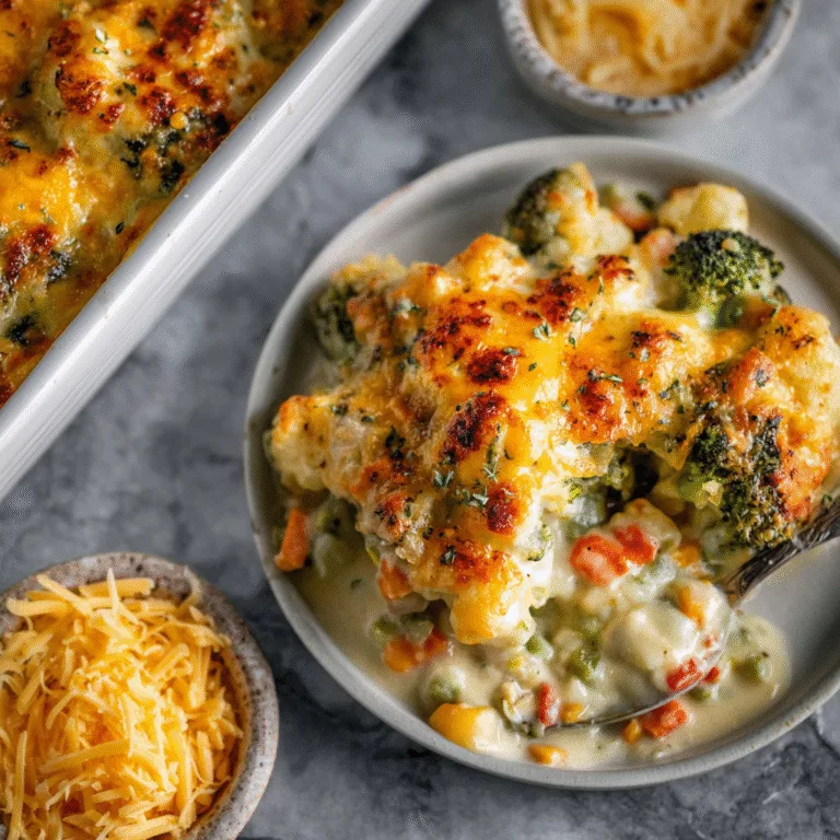 Cheesy Vegetable Casserole: The Ultimate Comfort-Style Veggie Bake