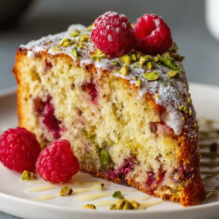 Raspberry Orange Pistachio Ricotta Cake: A Bright, Elegant Italian-Inspired Dessert