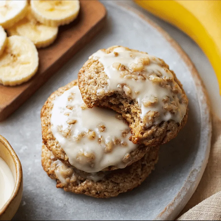 Crumbl Banana Bread Cookies with Cream Cheese Glaze: The Ultimate Bakery-Style Treat at Home