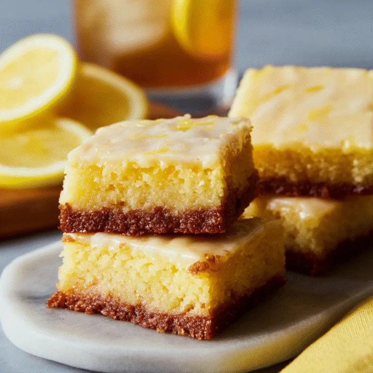 Lemon Brownies Recipe – Sunshine in Every Bite!