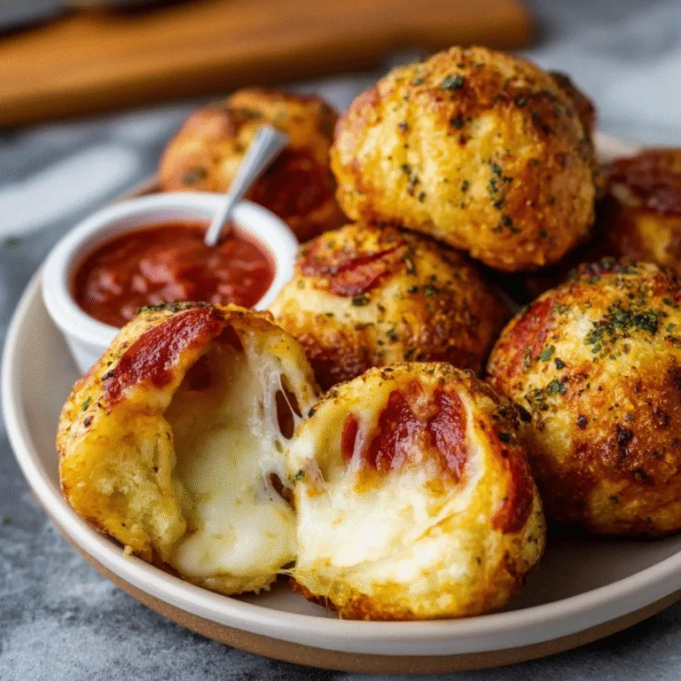 Air Fryer Pizza Bombs – Cheesy, Gooey, and Ready in 20 Minutes