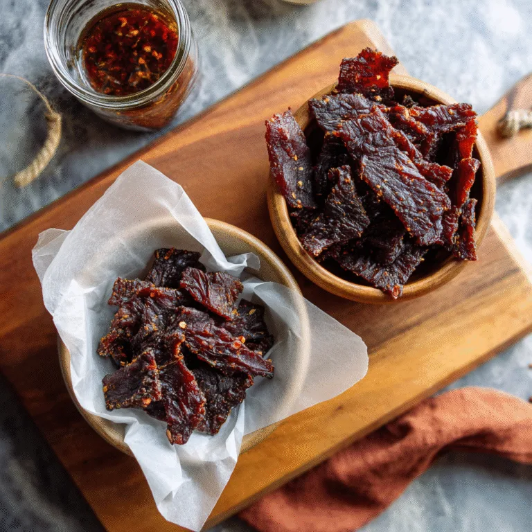 Air Fryer Beef Jerky (Easy Homemade Recipe)