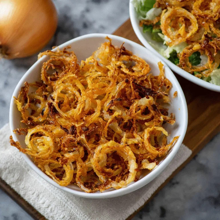 Air Fryer Crispy Onions – Healthy & Delicious