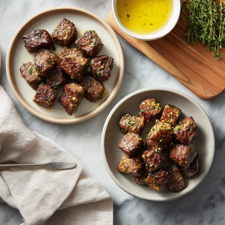 Air Fryer Juicy Steak Bites (Easy 19-Minute Recipe)