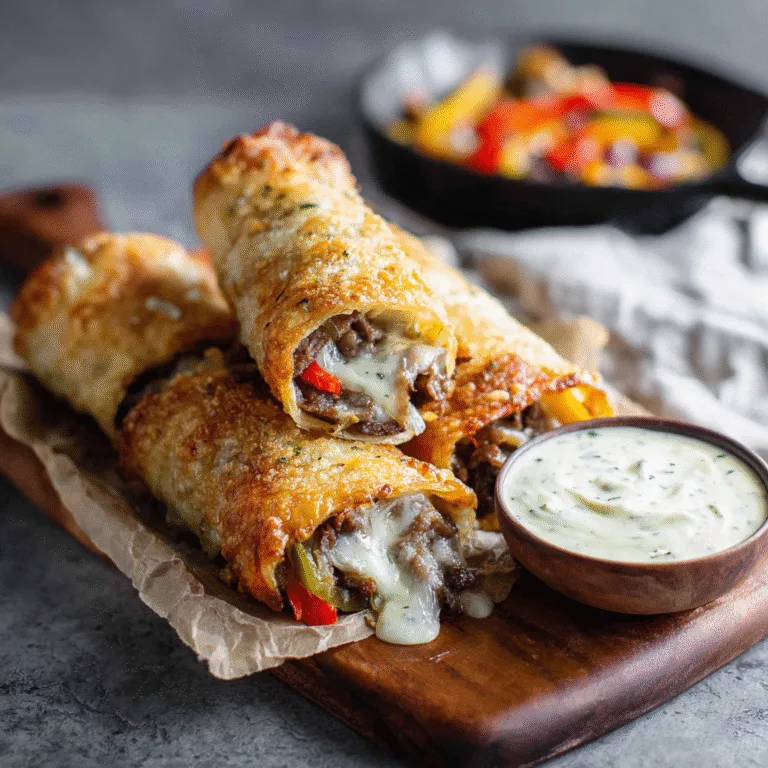 THE BEST Keto Philly Cheesesteak Rolls (Cheesy, Savory & Low-Carb)