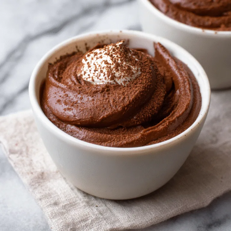 Keto Chocolate Mousse (3 Ingredients, Sugar-Free & Ultra Creamy)