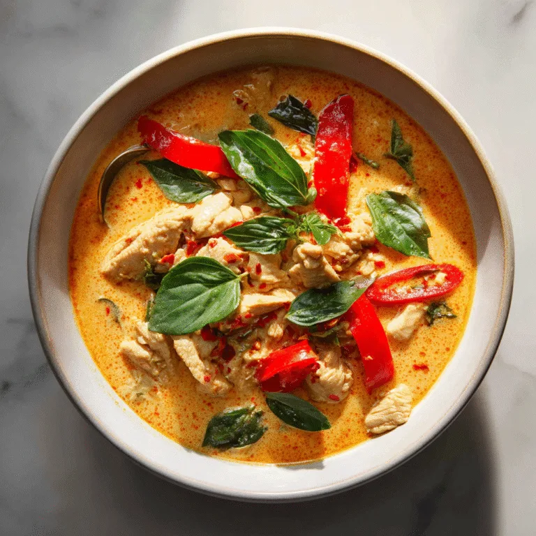 Thai Chicken Coconut Curry (Easy 30-Minute Dinner)