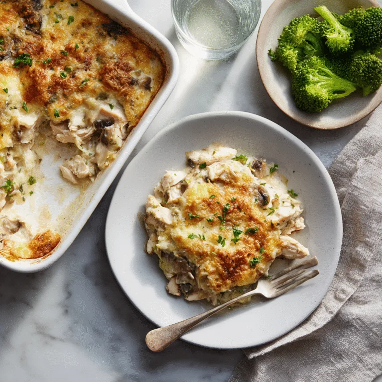 Easy Low-Carb Chicken Casserole (Family-Friendly & Keto Approved)