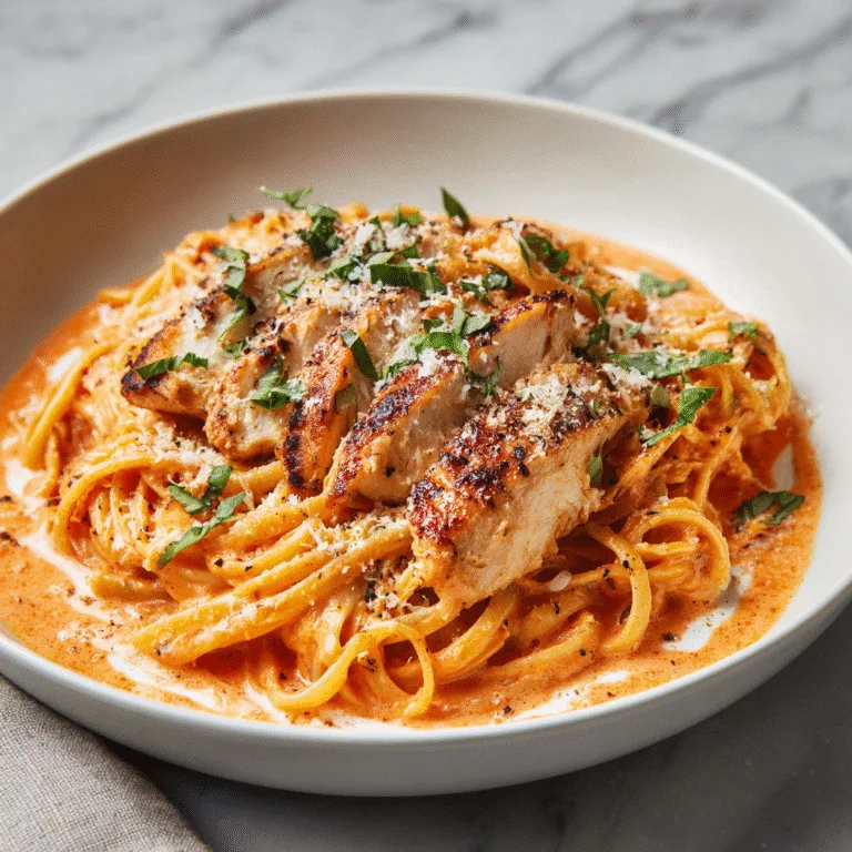 Creamy Tomato Chicken Pasta – Quick & Comforting Weeknight Dinner