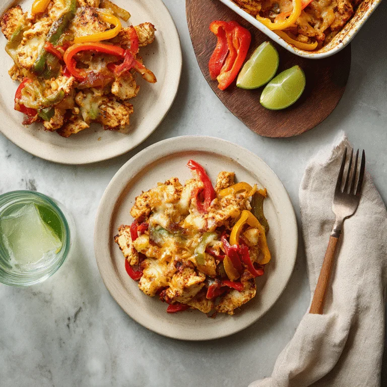 Chicken Fajita Casserole: A Tex-Mex One-Pan Wonder