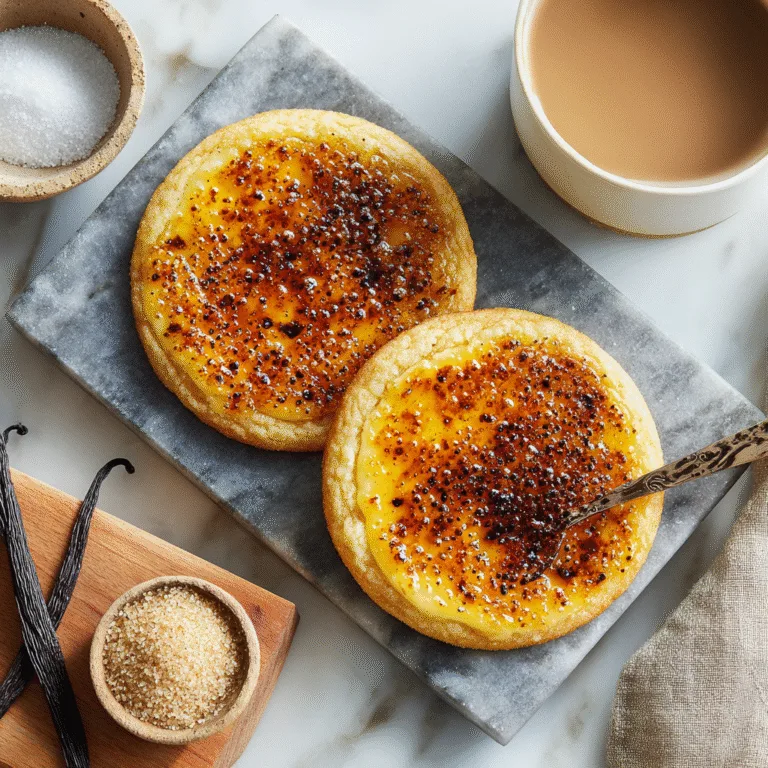 Irresistible Crème Brûlée Cookies