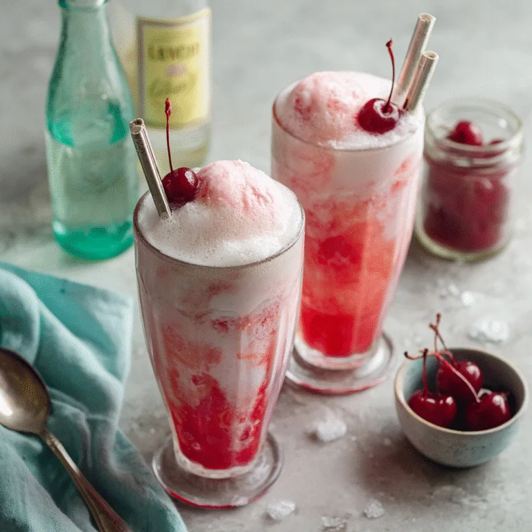 Shirley Temple Ice Cream Float: A Fizzy, Creamy Classic with a Cherry on Top