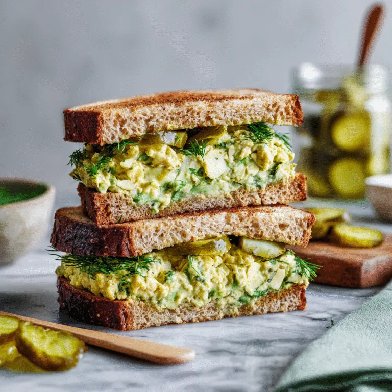 Smashed Chickpea Avocado Dill Pickle Sandwiches – Healthy, Flavorful, and Easy!