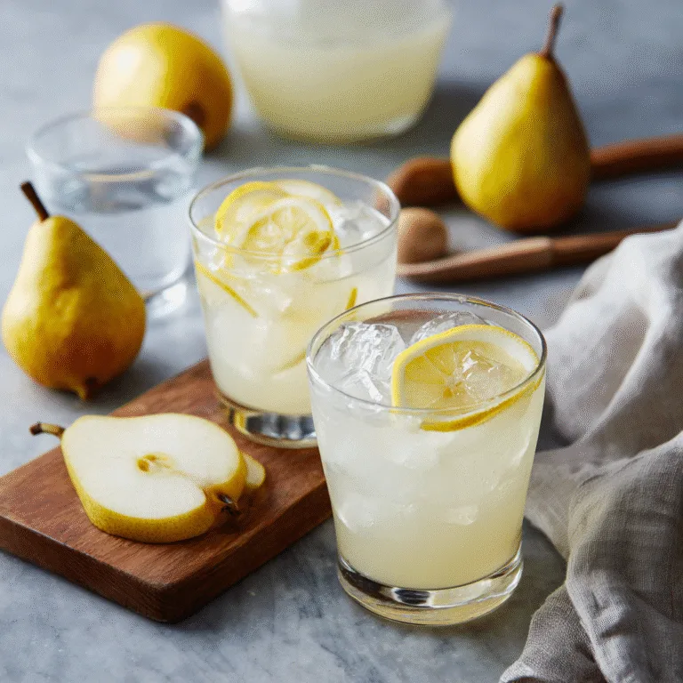 Creamy Pear Lemonade – A Refreshing Twist on Classic Lemonade