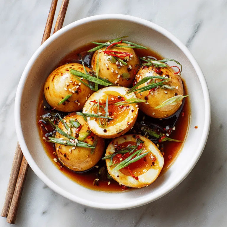 Mayak Eggs (Korean Soy Marinated Eggs)
