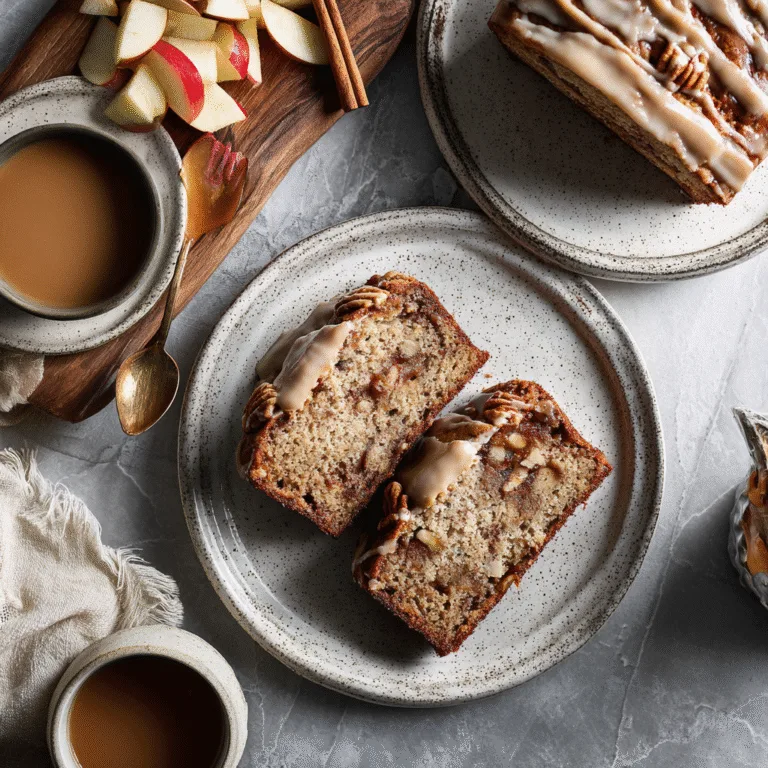 Apple Spice Cake with Cinnamon Glaze (The Ultimate Fall Loaf)