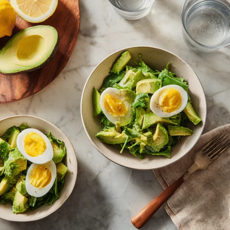 Workout Egg Avocado Salad: Creamy, Protein-Packed & Perfect Post-Workout