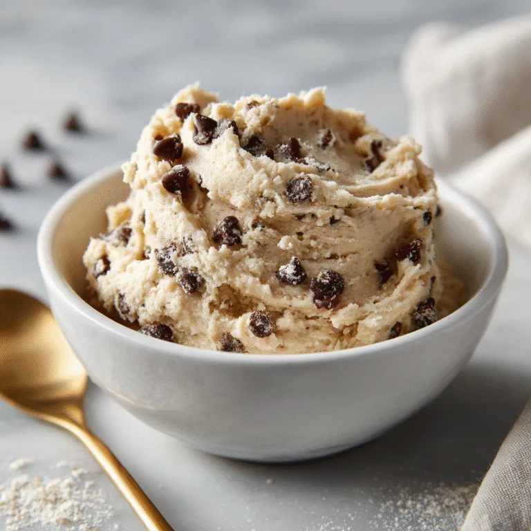 The Best Greek Yogurt Cookie Dough (Healthy, Protein-Packed & No-Bake!)