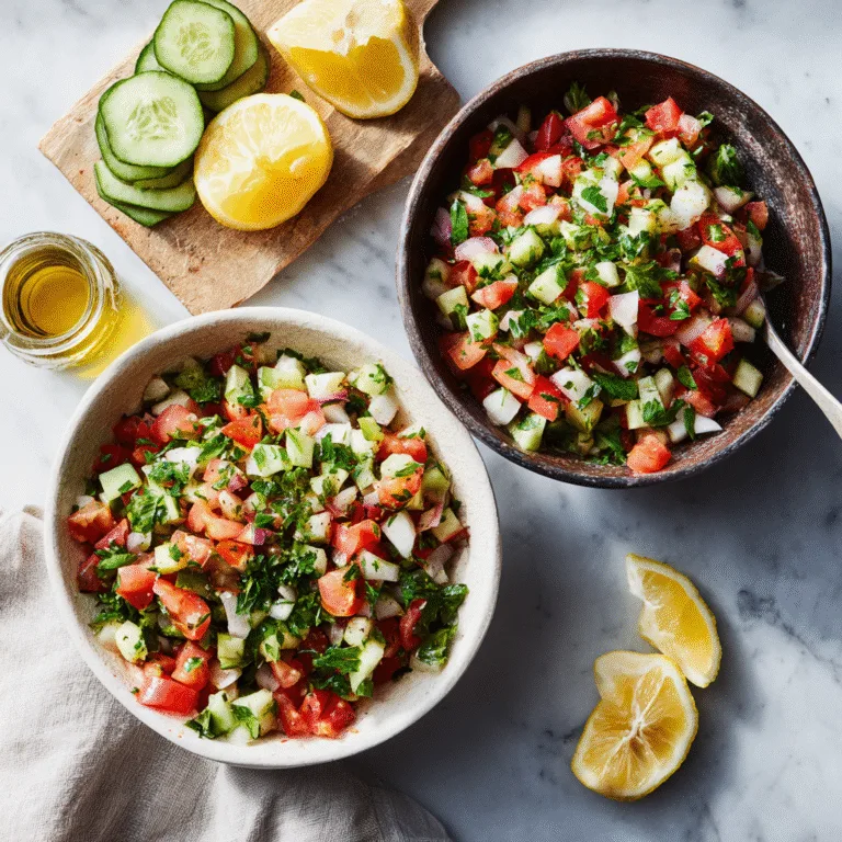 Arabic Chopped Salad (سلطة)