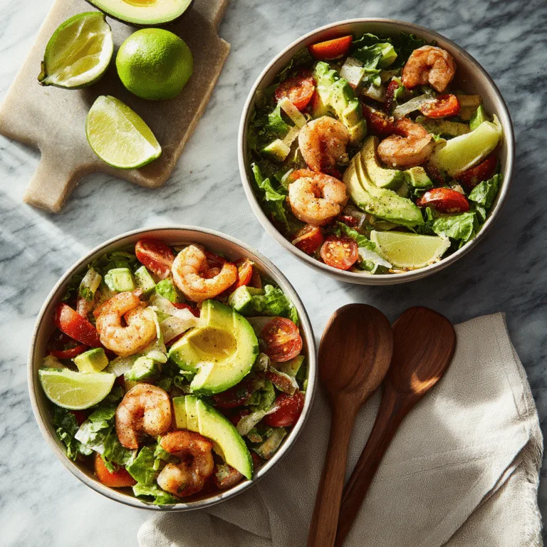 Shrimp, Avocado & Tomato Chopped Salad