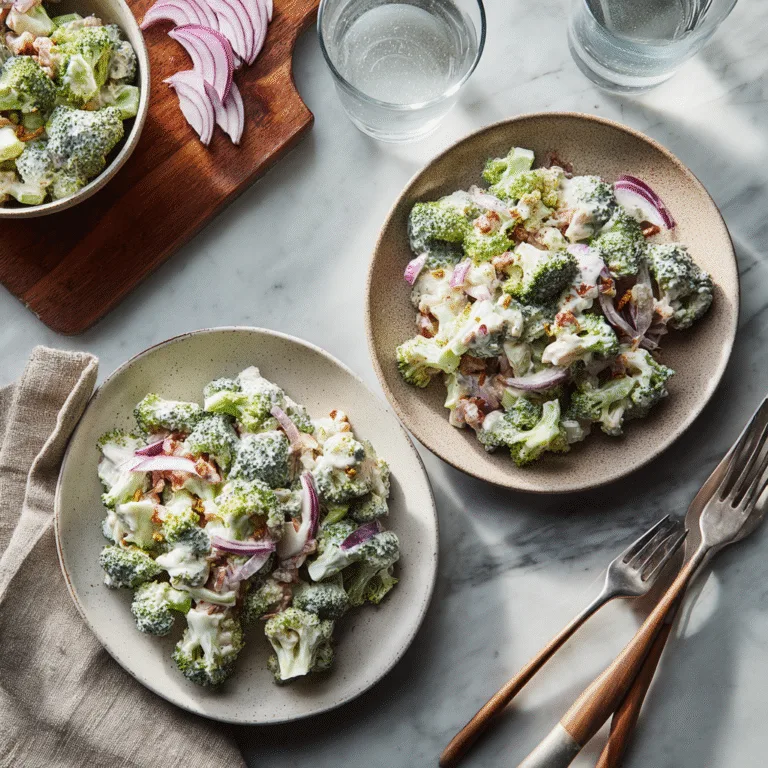 Creamy Broccoli Salad (Ready in 15 Minutes!)