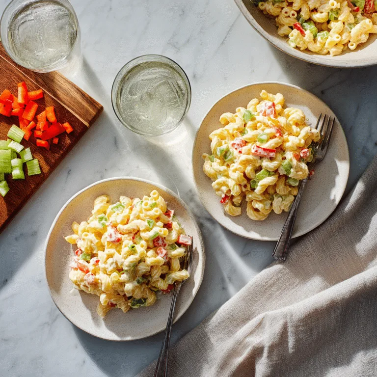 Creamy Macaroni Salad – The Perfect Summer Side