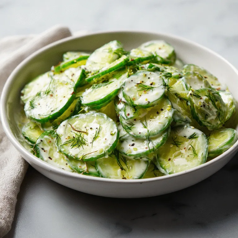 Creamy Cucumber Salad (Viral-Inspired & So Addictive!)