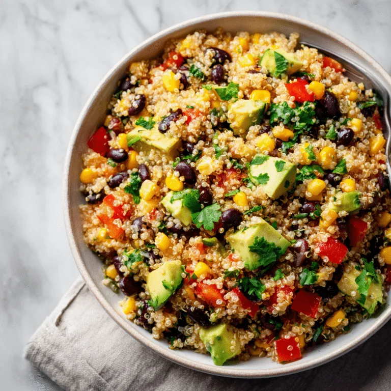 Southwest Quinoa Salad (Healthy, Protein-Packed & Meal-Prep Friendly)